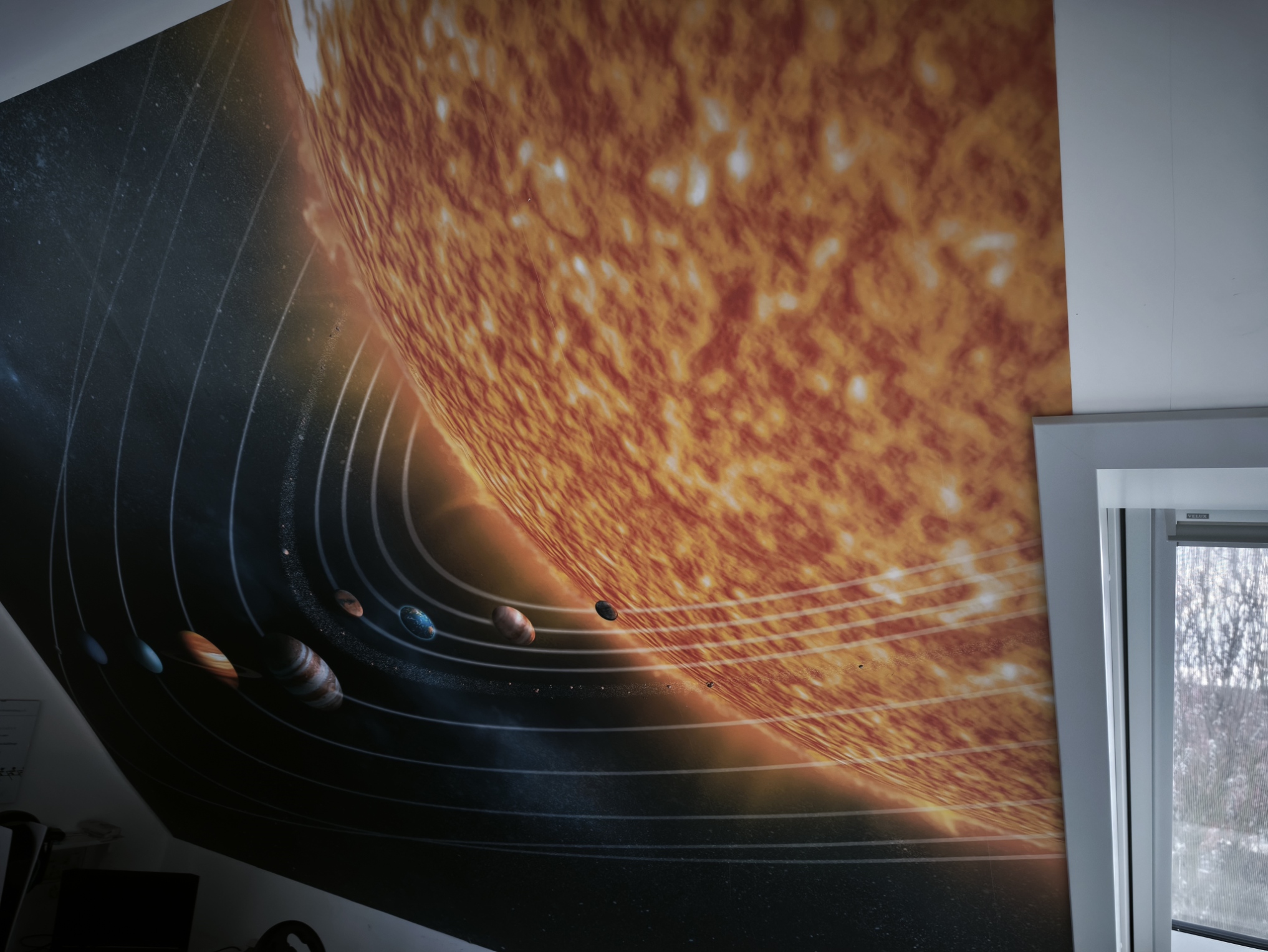 Fototapete Sonnensystem Kinderzimmer